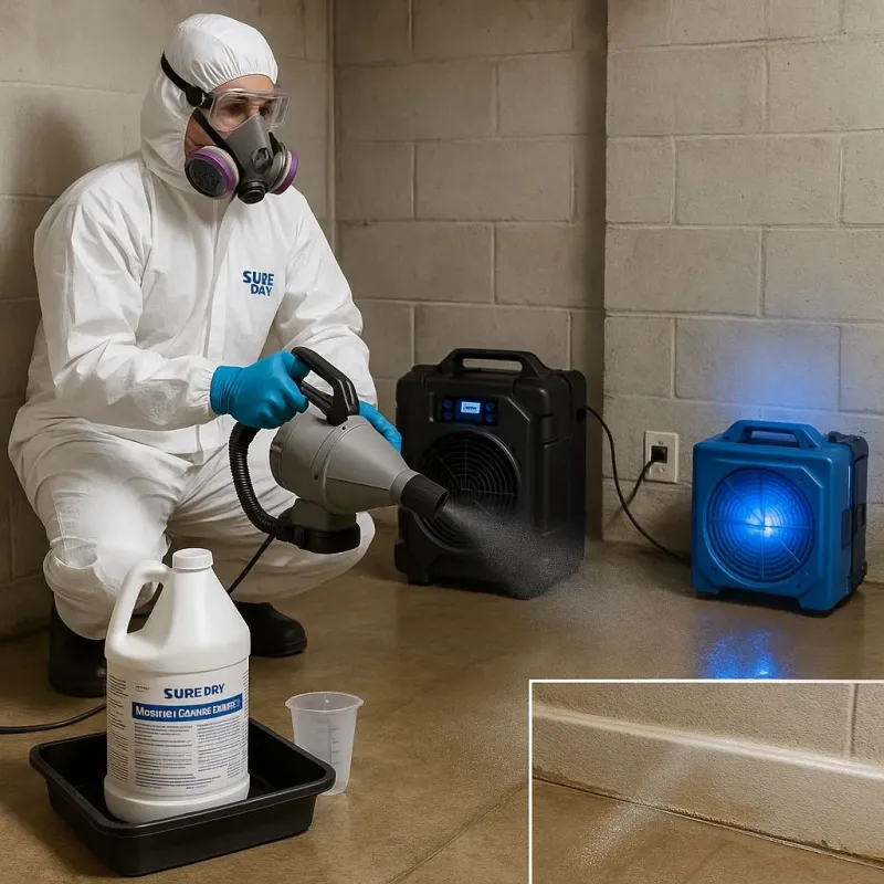 Sanitization and Odor Removal process in Mills River, NC